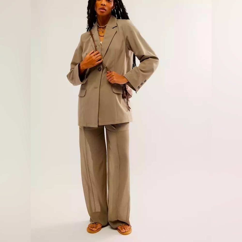 NWT Free People, Sheer Soul Suit Set, 2PC SET SZ 4